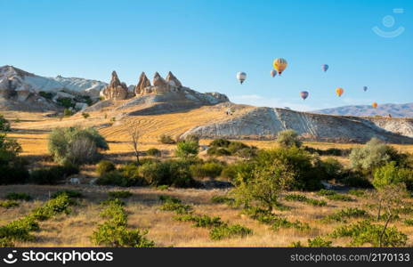 Love valley in Goreme national park. Cappadocia, Turkey