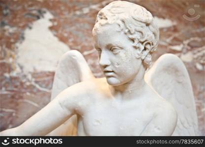 Lovely angel, more than 200 years old, Italian artist