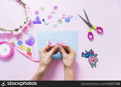 lovely handicrafts composition