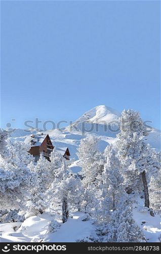 Lovely snowy mountain