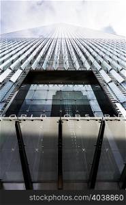 Low angle of skyscraper, World Trade Centre, New York, USA