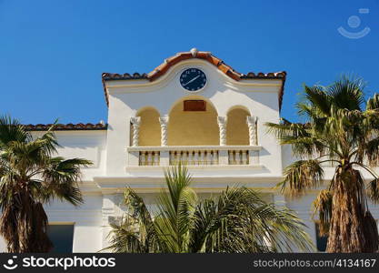 Low angle view of a balcony