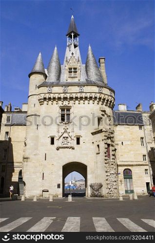 Low angle view of a building, Cailhau Gate, Vieux Bordeaux, Bordeaux, France