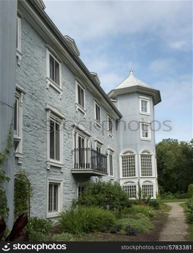 Low angle view of a building, Manoir-Papineau National Historic Site, Montebello, Quebec, Canada