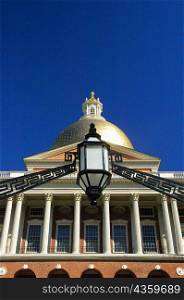 Low angle view of a building, Massachusetts State Capitol, Boston, Massachusetts, USA