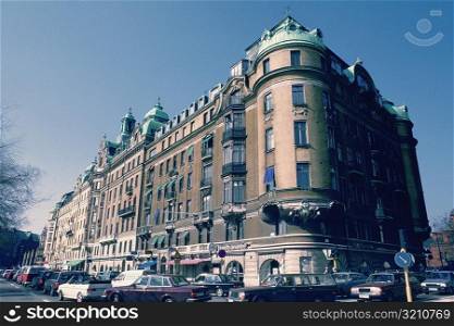 Low angle view of a building, Stockholm, Sweden