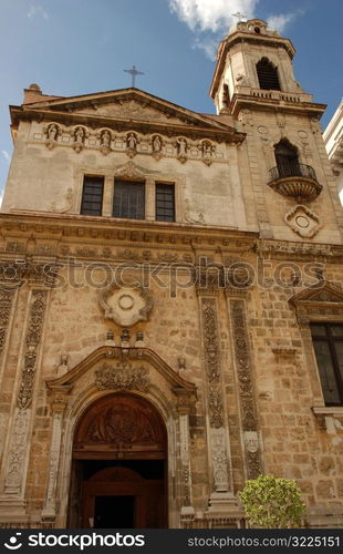 Low angle view of a building structure, Havana, Cuba