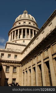 Low angle view of a building structure, Havana, Cuba