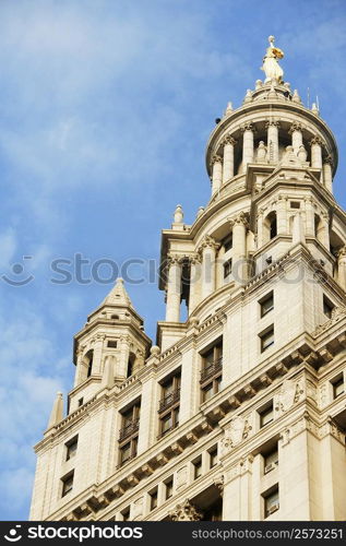 Low angle view of a building, Town Hall, New York City, New York State, USA