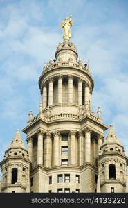 Low angle view of a building, Town Hall, New York City, New York State, USA