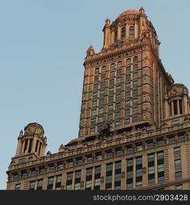 Low angle view of a building, Wabash Avenue, Chicago, Cook County, Illinois, USA