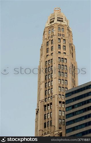 Low angle view of a building, Wabash Avenue, Chicago, Cook County, Illinois, USA