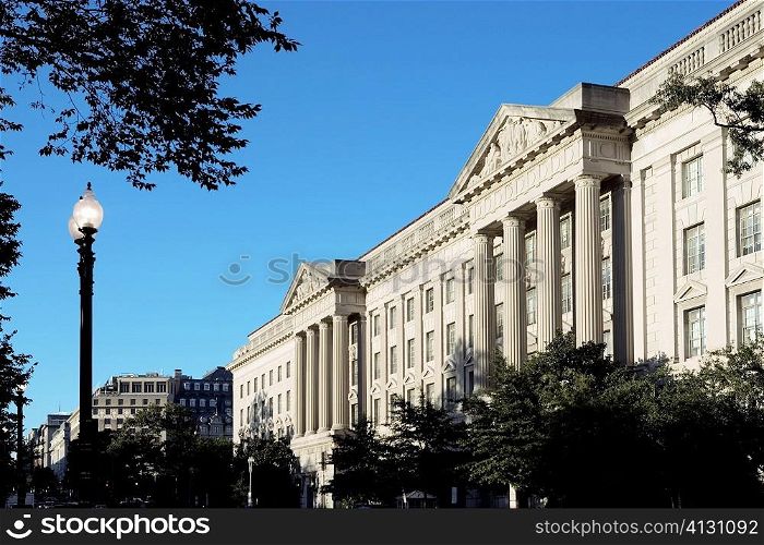 Low angle view of a building, Washington DC, USA