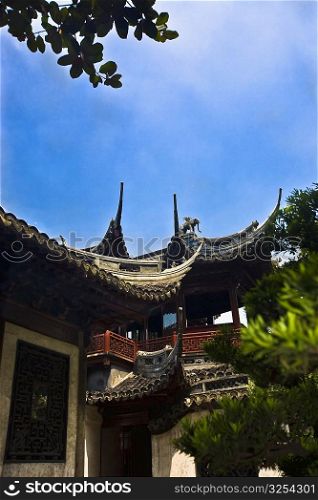Low angle view of a building, Yu Yuan Gardens, Shanghai, China