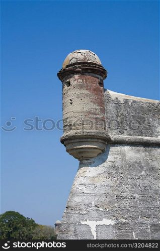 Low angle view of a castle, Castillo De San Marcos National Monument, St. Augustine, Florida, USA