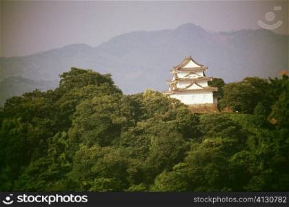 Low angle view of a castle, Uwajima Castle, Shikoku, Japan