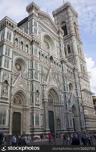 Low angle view of a cathedral, Duomo Santa Maria Del Fiore, Florence, Italy