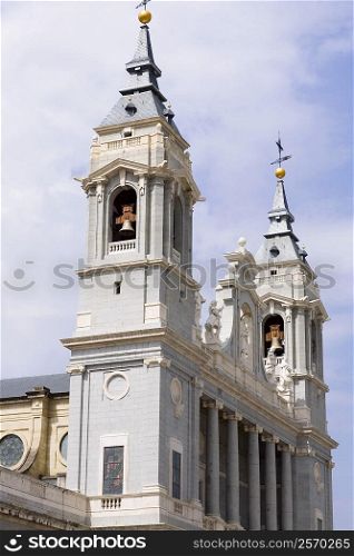 Low angle view of a cathedral, Royal Cathedral, Madrid, Spain