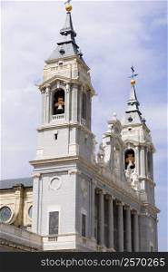 Low angle view of a cathedral, Royal Cathedral, Madrid, Spain