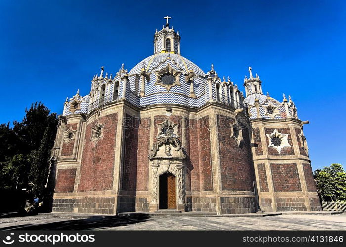 Low angle view of a cathedral, Templo Del Pocito, Mexico City, Mexico