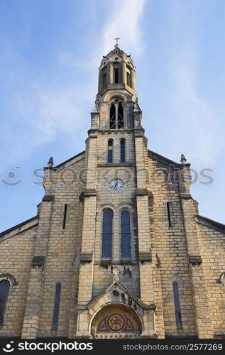 Low angle view of a church, Biarritz, Basque Country, Pyrenees-Atlantiques, Aquitaine, France
