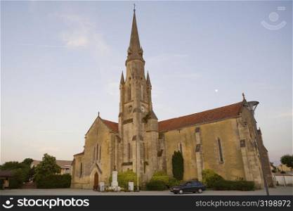 Low angle view of a church, Bordeaux, Aquitaine, France