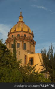 Low angle view of a church dome, Zona Centro, San Miguel de Allende, Guanajuato, Mexico