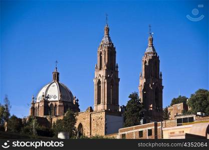Low angle view of a church, Ex Convento De San Francisco, Zacatecas, Mexico
