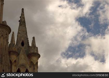 Low angle view of a church, Parroquia Tower, Mexico