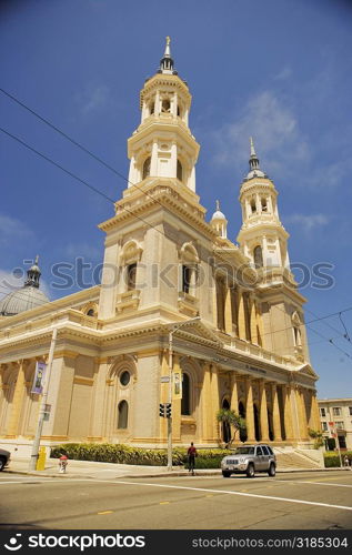 Low angle view of a church, St. Ignatius Church, San Francisco, California