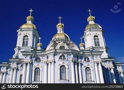 Low angle view of a church, St. Nicholas Church, St. Petersburg, Russia