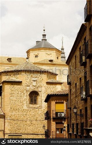 Low angle view of a church, Toledo, Spain