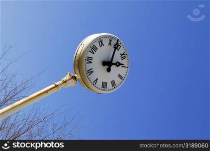 Low angle view of a clock, Spain