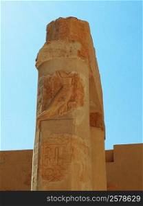 Low angle view of a column, Egypt