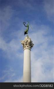 Low angle view of a column, Union Square, San Francisco, California, USA