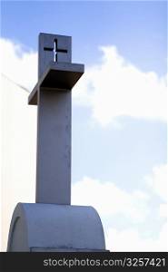 Low angle view of a cross