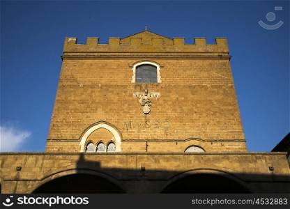 Low angle view of a historic building, Orvieto, Terni Province, Umbria, Italy