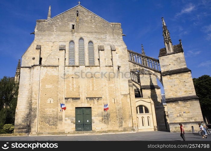 Low angle view of a hotel, Hotel De Ville, Bordeaux, Aquitaine, France