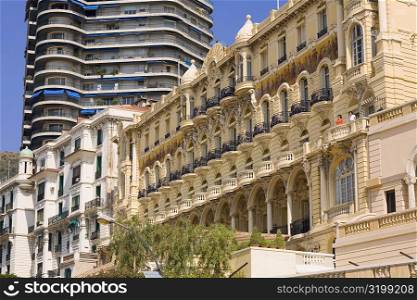 Low angle view of a hotel, Hotel Hermitage, Monte Carlo, Monaco