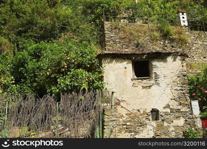 Low angle view of a house, Vernazza, La Spezia, Liguria, Italy