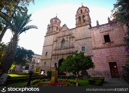 Low angle view of a library, Biblioteca Publica, Morelia, Michoacan State, Mexico