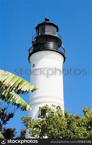 Low angle view of a lighthouse, Key West Lighthouse Museum, Key West, Florida, USA