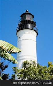 Low angle view of a lighthouse, Key West Lighthouse Museum, Key West, Florida, USA