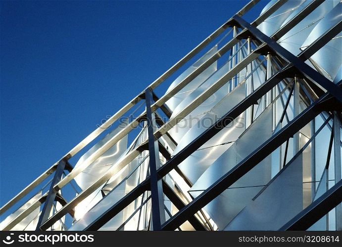 Low angle view of a metal structure, Washington DC, USA