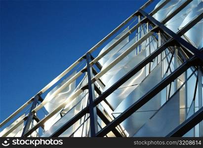 Low angle view of a metal structure, Washington DC, USA