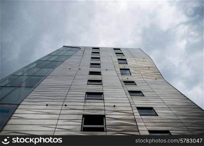 Low angle view of a modern building, Chelsea, Manhattan, New York City, New York State, USA