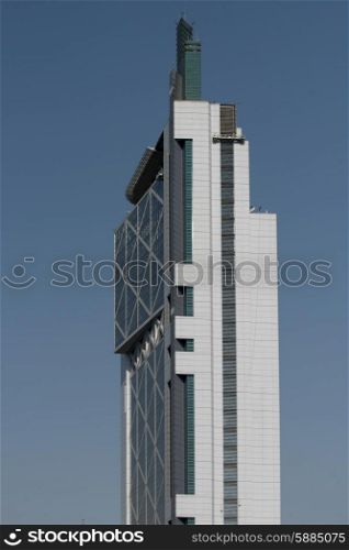 Low angle view of a modern building, Santiago, Santiago Metropolitan Region, Chile