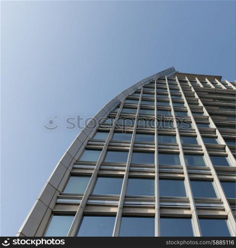 Low angle view of a modern building, Santiago, Santiago Metropolitan Region, Chile