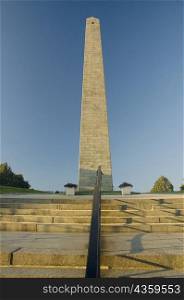Low angle view of a monument, Bunker Hill Monument, Boston, Massachusetts, USA