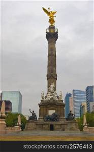 Low angle view of a monument, Independence Monument, Mexico City, Mexico